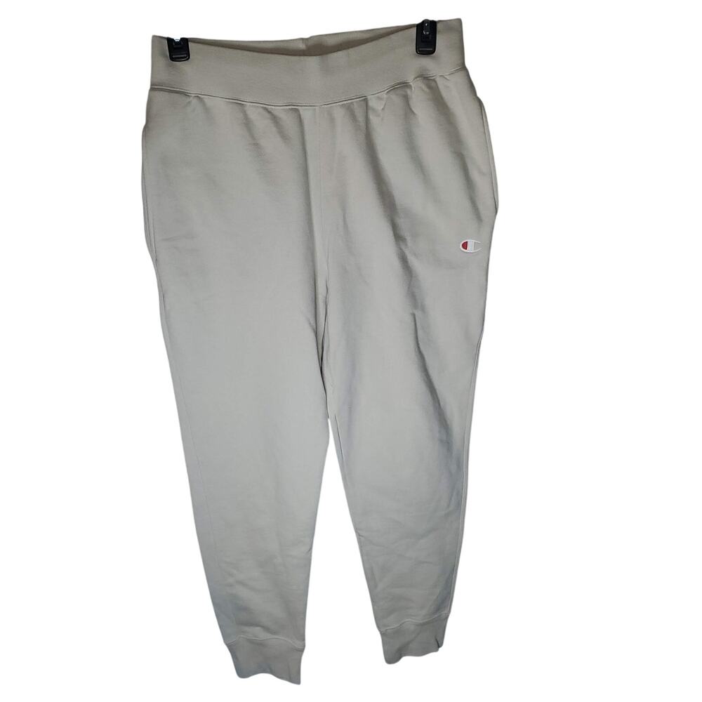 Champion Reverse Weave GF01 Jogger Sweatpants Oatmeal Beige Large
